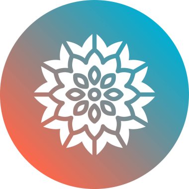 güzel çiçek vektör illüstrasyonu