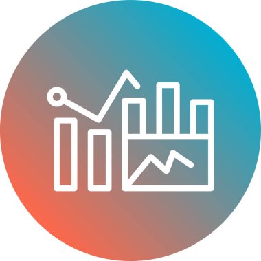 İş ve finans simgesinin vektör illüstrasyonu
