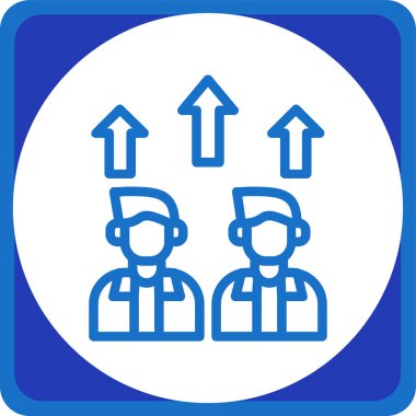 Bir kadın simgesinin vektör illüstrasyonu