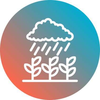 Ağaç simgesinin vektör illüstrasyonu