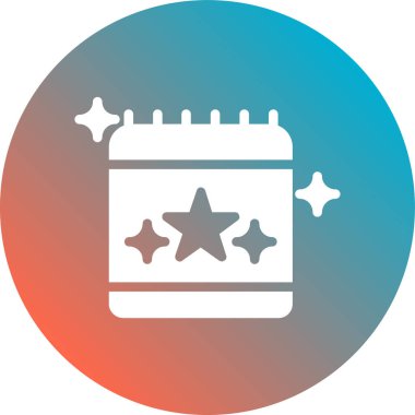 Beyaz arkaplanda mavi takvim simgesi izole edildi. olay hatırlatıcı simgesi. Mutlu noeller ve mutlu yıllar. Rastgele noktalar çiz. vektör illüstrasyonu