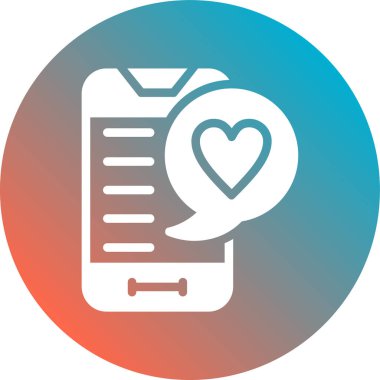 kalp simgesi, vektör illüstrasyonu