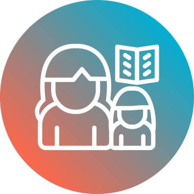 eşsiz kullanıcı vektör çizgisi simgesi