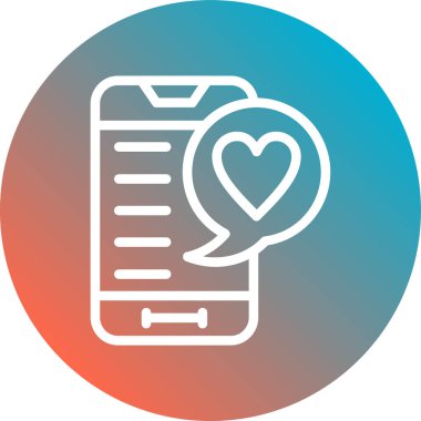 kalem vektör illüstrasyonlu kalp