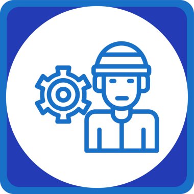 dişli simgesinin vektör illüstrasyonu