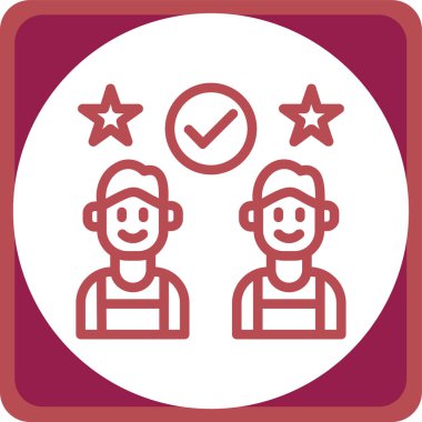 İnsan simgesinin vektör illüstrasyonu