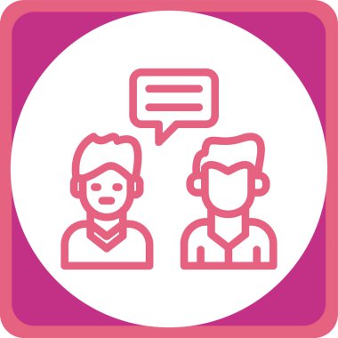 Müşteri servisi. Web simgesi