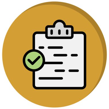 Pano belge simgesi, vektör çizim ile