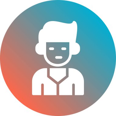 man simgesi vektör illüstrasyonu