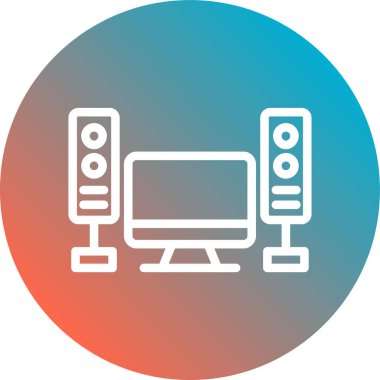 Modern simgenin vektör illüstrasyonu