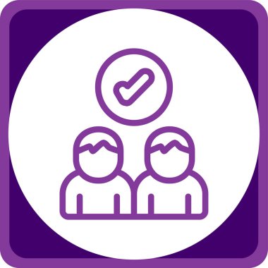 insanlar simge vektör illüstrasyonu