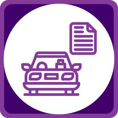 Modern otomatik simgenin vektör illüstrasyonu