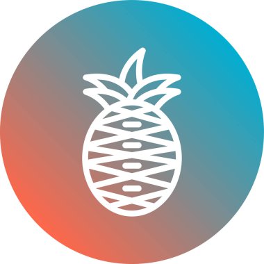 meyve vektörü simgesi modern çizgi