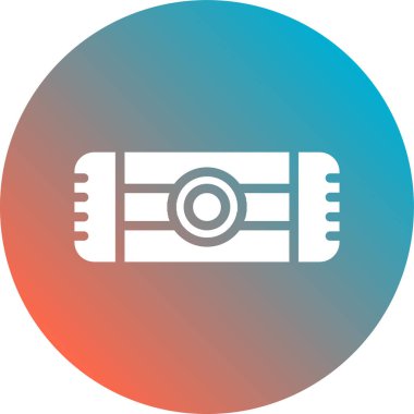 Modern oto tamir simgesinin vektör illüstrasyonu