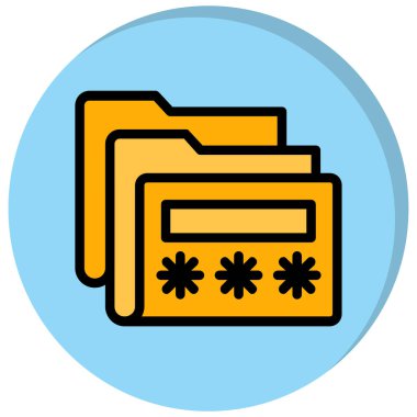 Belge. Web simgesi basit illüstrasyon