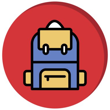 çanta çanta yürüyüş simgesi