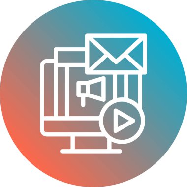 Vektör illüstrasyonu, seo modern simge