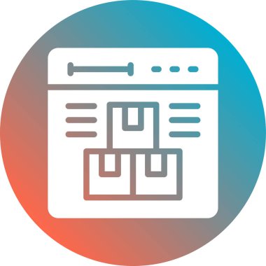 Uygulama simgesinin vektör illüstrasyonu