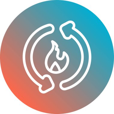 Bir simgenin vektör illüstrasyonu