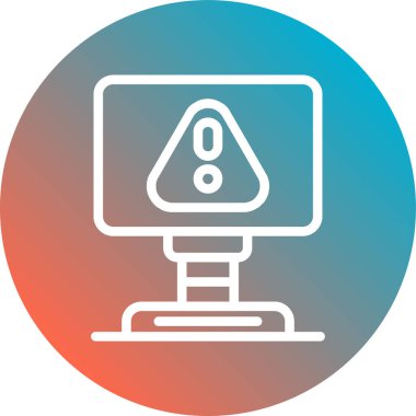 Modern simgenin vektör illüstrasyonu