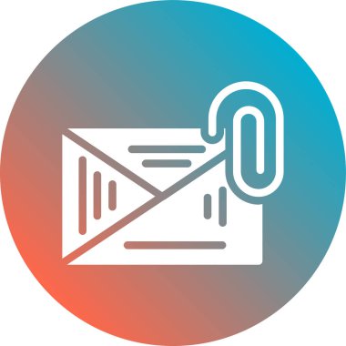 E-posta. Web simgesi basit illüstrasyon