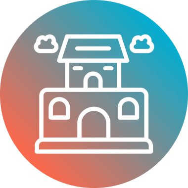 Yapı simgesinin vektör illüstrasyonu