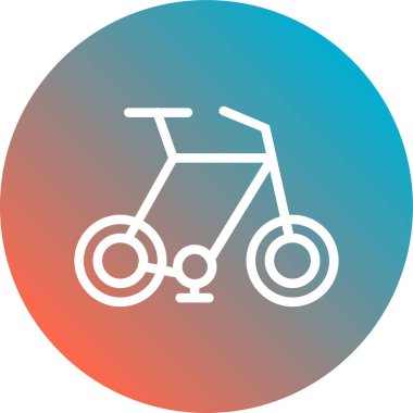 bisiklet ikonu vektör illüstrasyonu