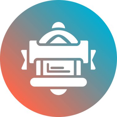 Modern bir simgenin vektör illüstrasyonu