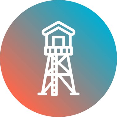 Bir çiftlik simgesinin vektör illüstrasyonu