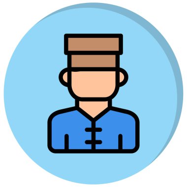 Bir insanın vektör avatarı