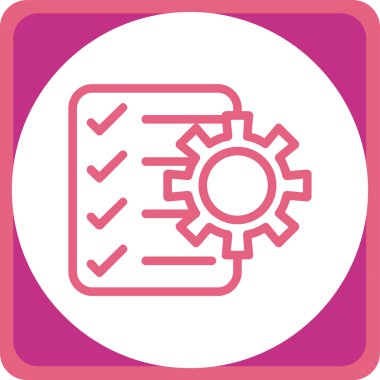 Modern bir simgenin vektör illüstrasyonu