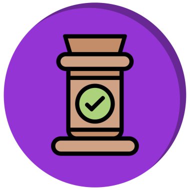 Saat simgesi vektör illüstrasyonu