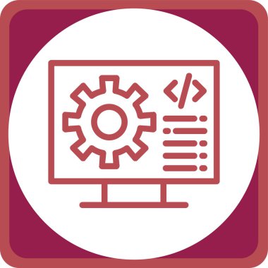 seo modern simgesinin vektör illüstrasyonu