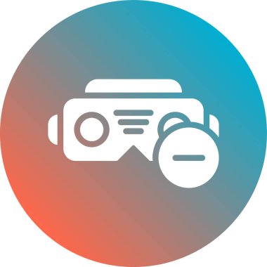 kamera simgesi vektör illüstrasyonu