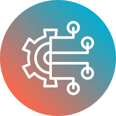 seo modern simgesinin vektör illüstrasyonu