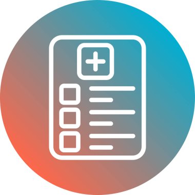 tıbbi simge vektör illüstrasyonu