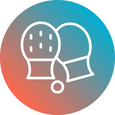 vektör şef şapka simgesi