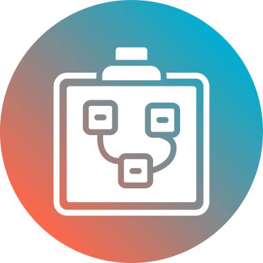 Modern b 'nin vektör illüstrasyonu eksik simgesi