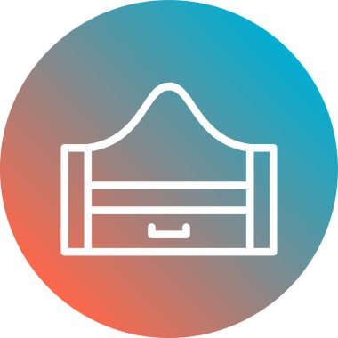 Modern simgenin vektör illüstrasyonu