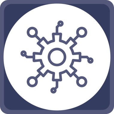 seo modern simgesinin vektör illüstrasyonu