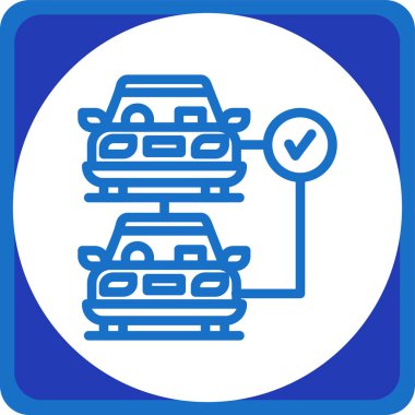 yol engeli simgesi, basit vektör illüstrasyonu