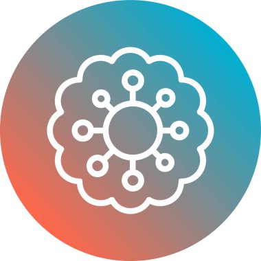 güzel çiçek sembolü vektör simgesi