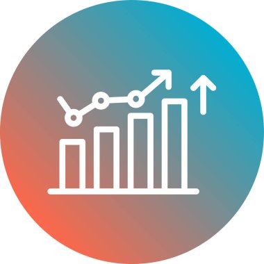 grafik ikonu vektör illüstrasyonu