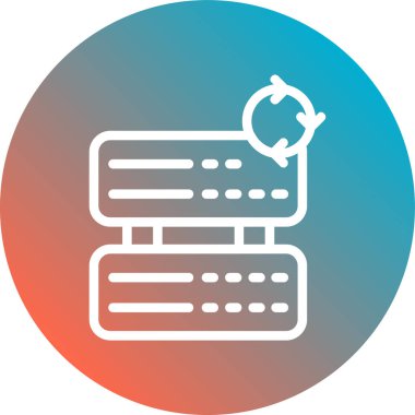 Modern simgenin vektör illüstrasyonu