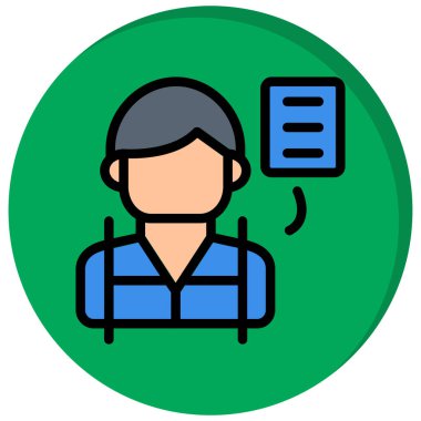 Kadın. Web simgesi basit tasarım