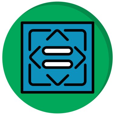 ok simgesi, vektör illüstrasyonu