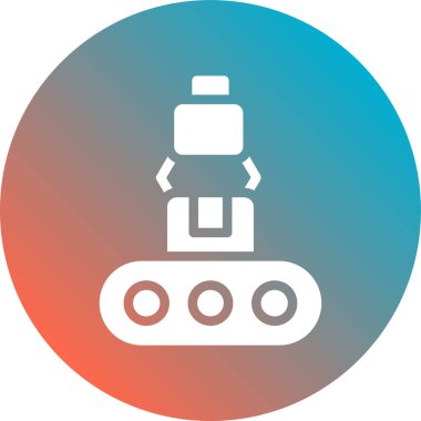 Robot simgesinin vektör illüstrasyonu