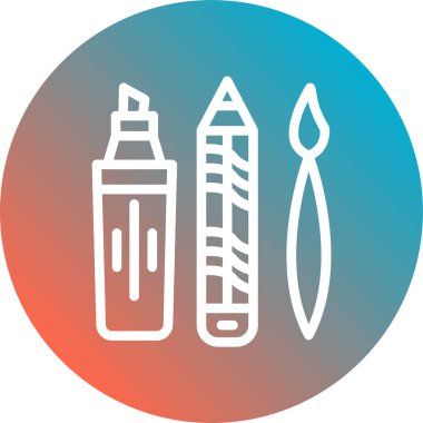 kalem simgesi vektör illüstrasyonu