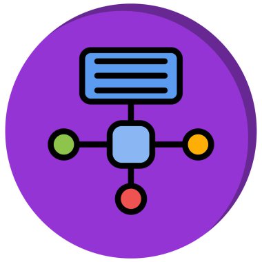 veri simgesi vektör illüstrasyonu