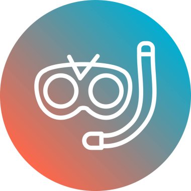 Kask simgesinin vektör çizimi